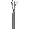 Goobay CAT 6 network cable, S/FTP (PiMF), grey, 100m