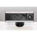 Kondator 935-D2M0 power distribution unit (PDU) 2 AC outlet(s) Aluminium, Black