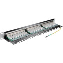 Goobay CAT 6 19-inch (48.3 cm) Patch Panel, 24 Port (1 U)