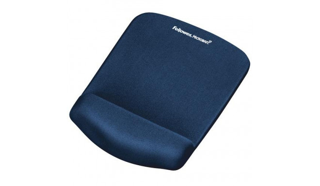 Fellowes Mouse Mat Wrist Support - PlushTouch Mouse Pad with Non Slip Rubber Base &amp; Antibact