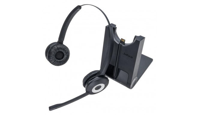 Jabra Pro 920 Duo Headset Wireless Head-band Office/Call center Black