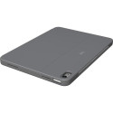 Logitech Combo Touch QWERTY Danish, Finnish, Norwegian, Swedish Smart Connector Grey