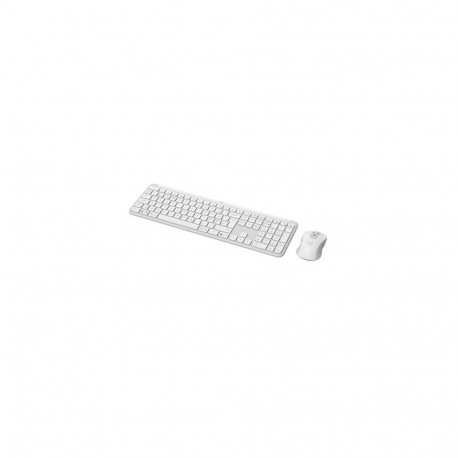 Logitech 920-012489 keyboard Mouse included Office RF Wireless + Bluetooth QWERTY Nordic White