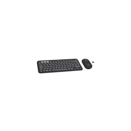 Logitech 920-012257 keyboard Mouse included Universal RF Wireless + Bluetooth QWERTY Nordic Graphite
