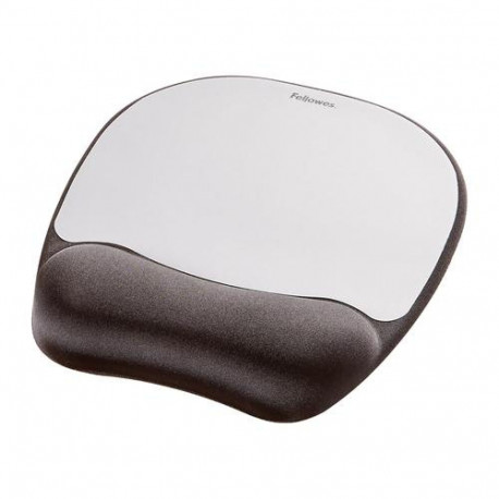 Fellowes Mouse Mat Wrist Support - Memory Foam Mouse Pad with Soft Foam Pillow - Ergonomic Mouse Mat