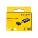 DeLOCK Mini USB 2.0 Card Reader with SD and Micro SD Slot