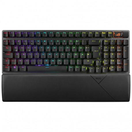 ASUS ROG Strix Scope II 96 Wireless keyboard Gaming USB + RF Wireless + Bluetooth QWERTZ German Blac