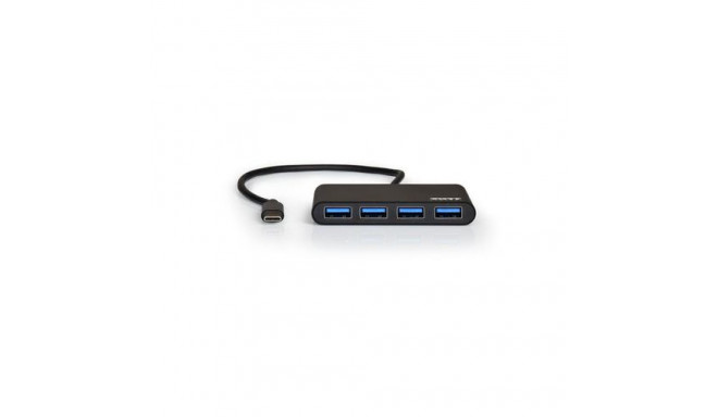 Port Designs 900123 interface hub USB 3.2 Gen 1 (3.1 Gen 1) Type-C 5000 Mbit/s Black