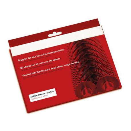 Ideal 9000631 paper shredder accessory 18 pc(s) Lubricant sheets