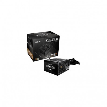 Asrock CL-550B Challenger power supply unit 550 W 20+4 pin ATX ATX Black