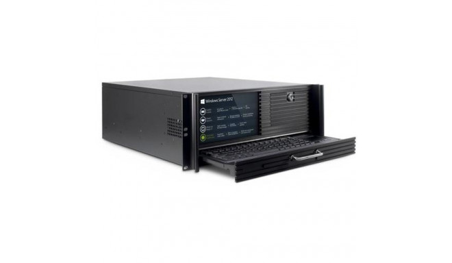 Inter-Tech 4U 4452-TFT Rack Black
