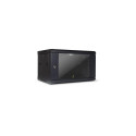 Inter-Tech SMA-6406 6U Wall mounted rack Black