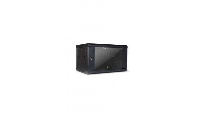 Inter-Tech SMA-6406 6U Wall mounted rack Black