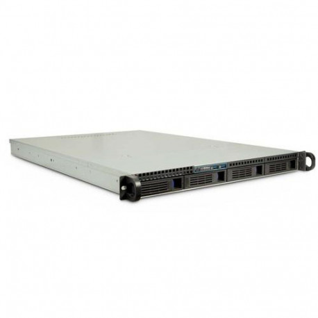 Inter-Tech IPC 1U-1404 Rack Black, Stainless steel