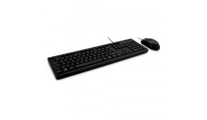 Inter-Tech KB-118 EN keyboard Mouse included Office USB QWERTY English Black