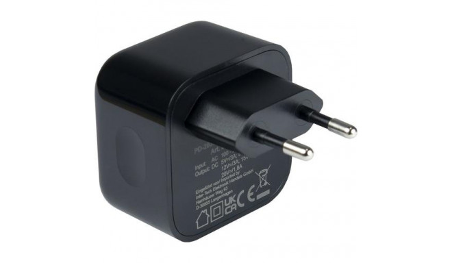 Inter-Tech PD-2036 Smartphone Black AC Indoor