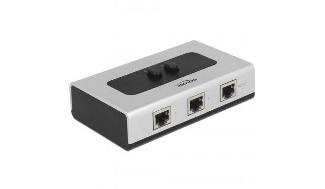 DeLOCK 87673 interface hub 1000 Mbit/s Black, Grey