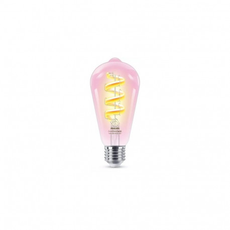 Philips Smart LED RGB Filament ST64 Bulb, E27 Base, 470 lm