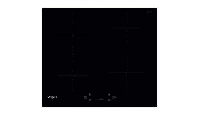 Whirlpool WS QS460 NE Black Built-in 60 cm Zone induction hob 4 zone(s)