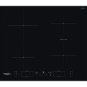 Whirlpool WB B8360 NE Black Built-in 59 cm Zone induction hob 4 zone(s)