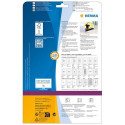 HERMA CD labels Maxi A4 Ø 116 mm white paper matt opaque 20 pcs.