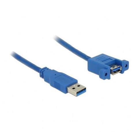 DeLOCK USB 3.0 A, 1m USB cable USB 3.2 Gen 1 (3.1 Gen 1) USB A Blue