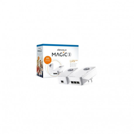 Devolo Magic 2 LAN triple Starter Kit 2400 Mbit/s Ethernet LAN White 2 pc(s)