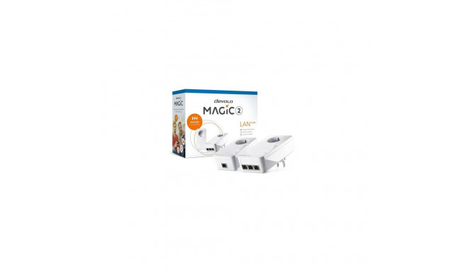 Devolo Magic 2 LAN triple Starter Kit 2400 Mbit/s Ethernet LAN White 2 pc(s)