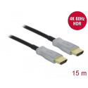 DeLOCK Active Optical Cable HDMI 4K 60 Hz 15 m