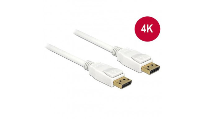DeLOCK 2m, 2xDisplayPort DisplayPort White