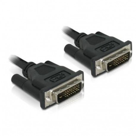DeLOCK DVI 24+1 Cable 0.5m male/male DVI cable DVI-D Black