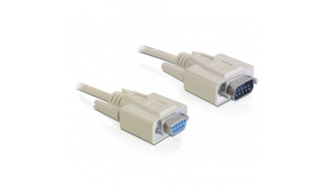 DeLOCK RS-232 3m serial cable Beige SUB-D 9