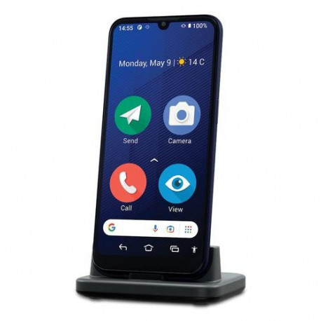 Doro 8210 15.5 cm (6.1") Android 12 4G USB Type-C 4 GB 64 GB 3000 mAh Blue