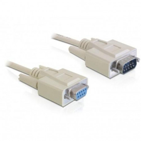 DeLOCK Sub-D9 5m serial cable Beige
