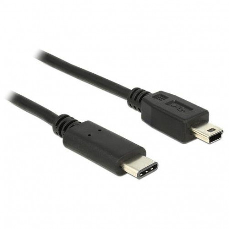 DeLOCK 83603 USB cable USB 2.0 1 m USB C Mini-USB B Black