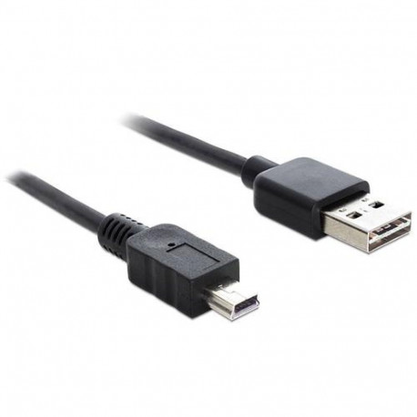 DeLOCK 3m USB 2.0 A - mini USB m/m USB cable USB A Mini-USB B Black