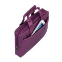 Rivacase Central notebook case 25.6 cm (10.1") Briefcase Purple