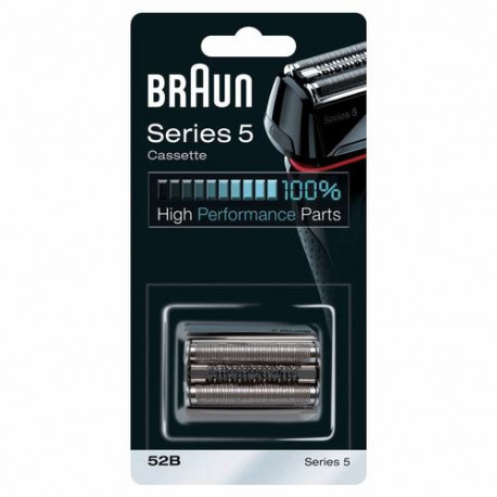 Braun Series 5 52B Electric Shaver Head Replacement Cassette – Black