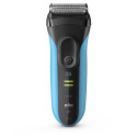 Braun Series 3 3010 Wet &amp; Dry Foil shaver Trimmer Black, Blue