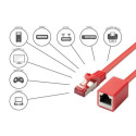 Alcasa 8063VR-030R networking cable Red 3 m Cat6 S/FTP (S-STP)