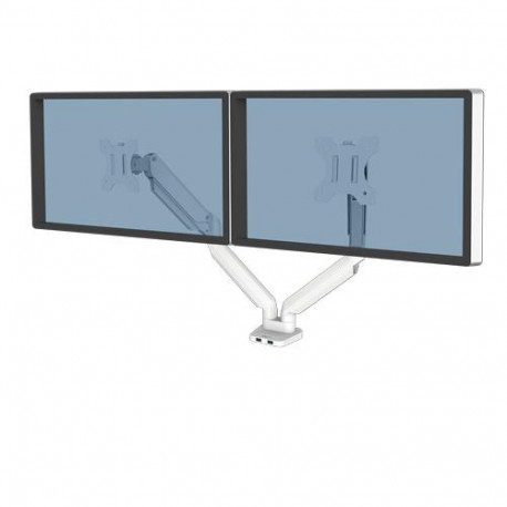Fellowes Platinum Series Dual Monitor Arm - Monitor Mount for Two 8KG 40 Inch Screens - Adjustable D