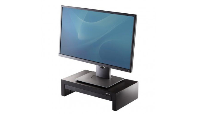 Fellowes Computer Monitor Stand with 3 Height Adjustments - Designer Suites Monitor Riser with Stora