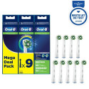 Oral-B CrossAction 80339536 toothbrush head 9 pc(s) White