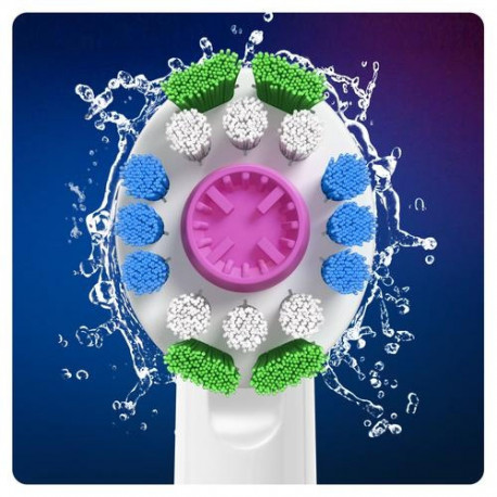 Oral-B 3D White Replacement Brush Head with CleanMaximiser Technology, 4 pcs