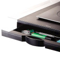 Fellowes Computer Monitor Stand with 5 Height Adjustments - Office Suites Monitor Riser with Storage