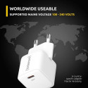 Intenso POWER ADAPTER USB-C GAN/7803022 Universal White AC Fast charging Indoor