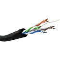 Goobay 77625 networking cable Black 100 m Cat6 U/UTP (UTP)