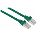 Intellinet Network Patch Cable, Cat7 Cable/Cat6A Plugs, 7.5m, Green, Copper, S/FTP, LSOH / LSZH, PVC