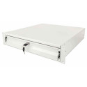 Intellinet 19&quot; Storage Drawer, 2U, Lockable, 466mm Depth, Grey