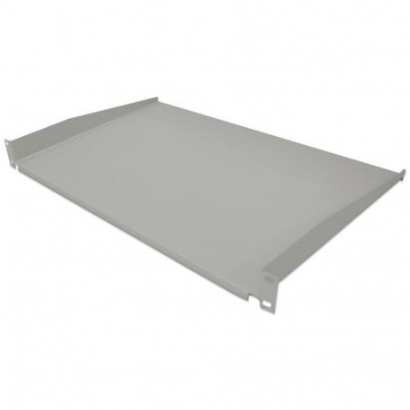 Intellinet 19" Cantilever Shelf, 1U, Shelf 300mm, Non-Vented, Max 25kg, Grey, Three Year Wa